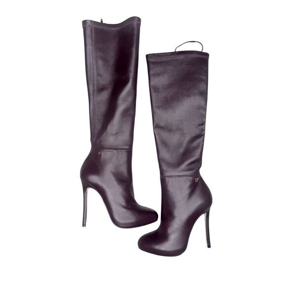 NWT DSQUARED2 burgundy boots size 36EU/ US 6 - Picture 2 of 14